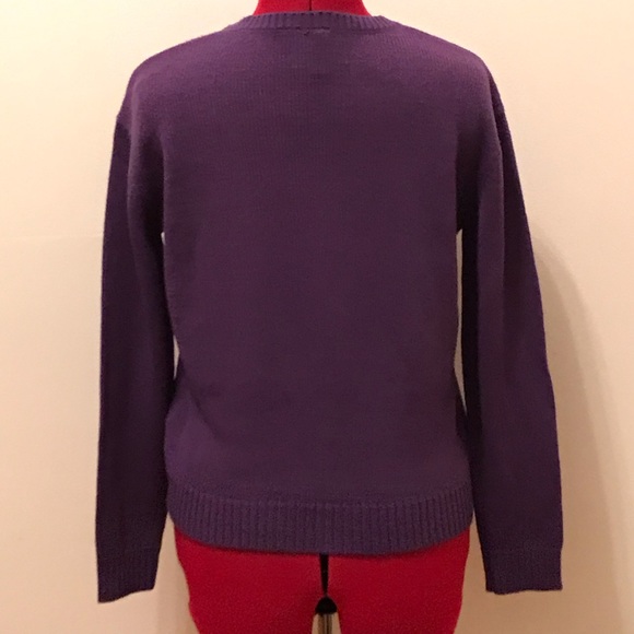 “L’AMOUR” purple and orange H&M pullover shirt - Picture 3 of 5
